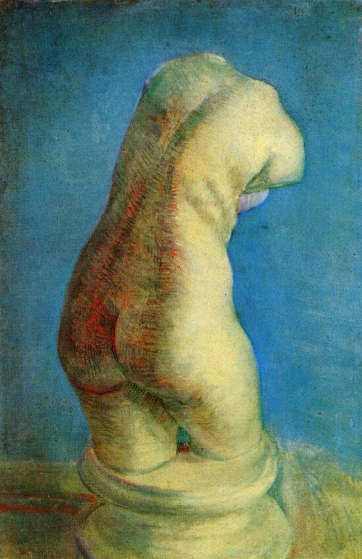  Ван Гог Париж Женский торс статуя 