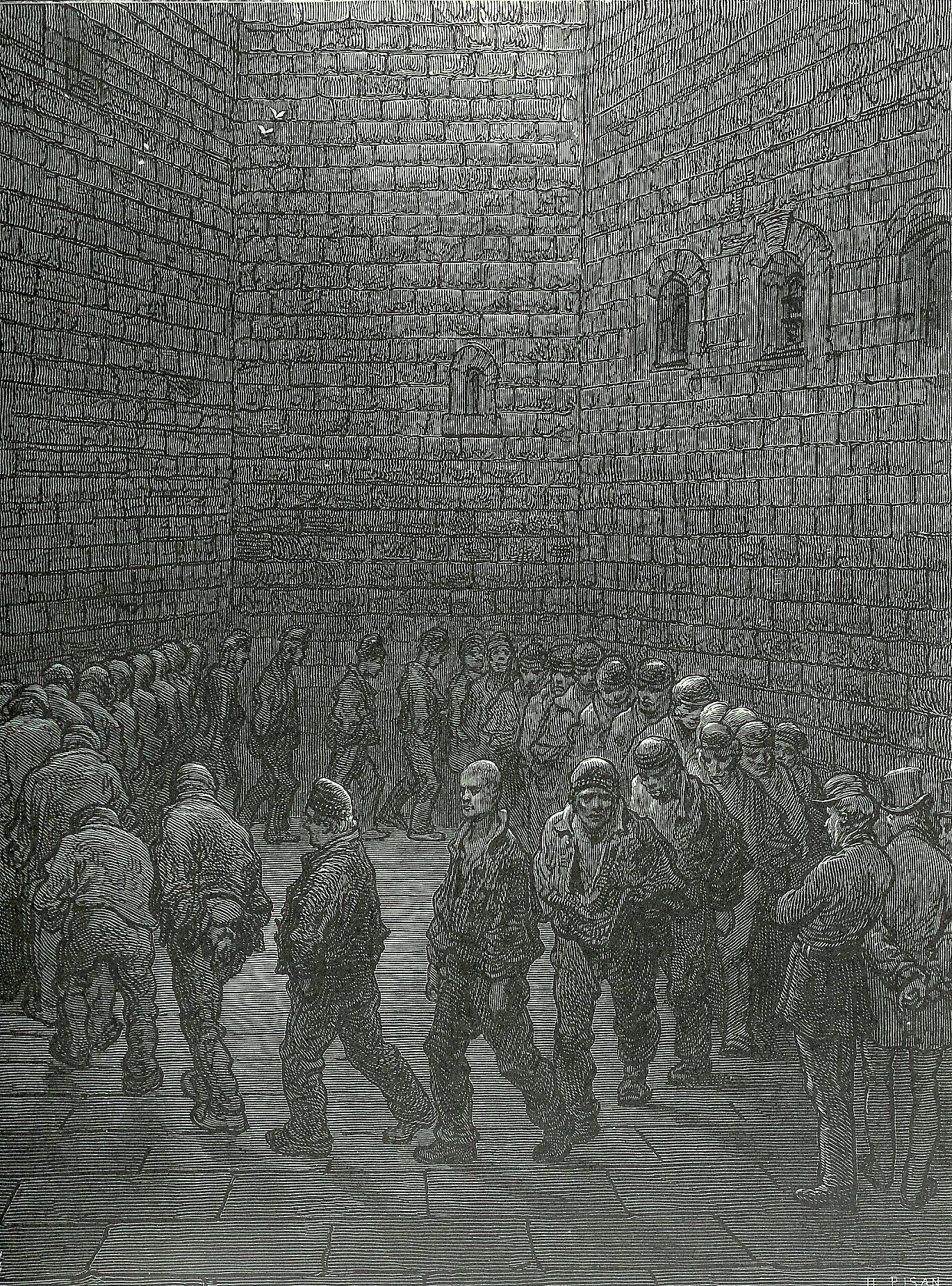 Прогулка заключённых Доре